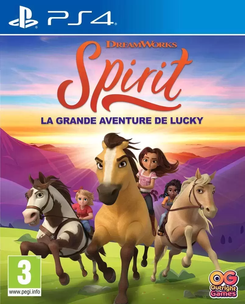 Jeux PS4 - Dreamworks Spirit La Grande Aventure De Lucky