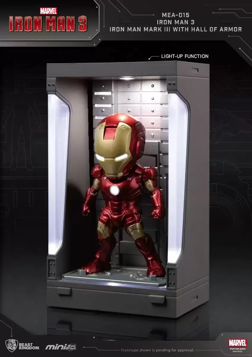 Mini Egg Attack - Iron Man 3 /Iron Man Mark III with Hall of Armor