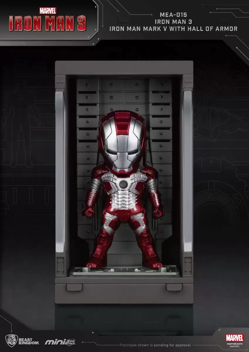 Mini Egg Attack - Iron Man 3 /Iron Man Mark V with Hall of Armor
