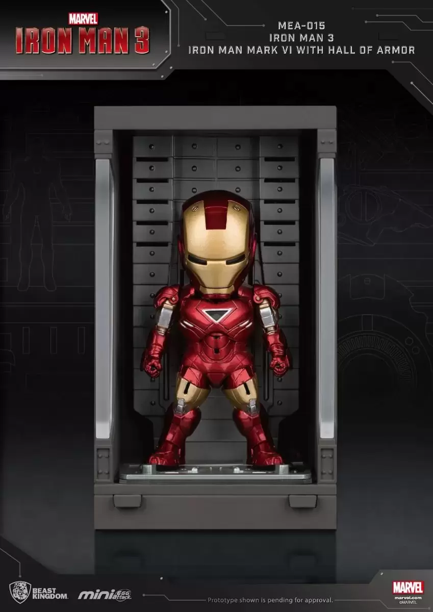 Mini Egg Attack - Iron Man 3 /Iron Man Mark VI with Hall of Armor