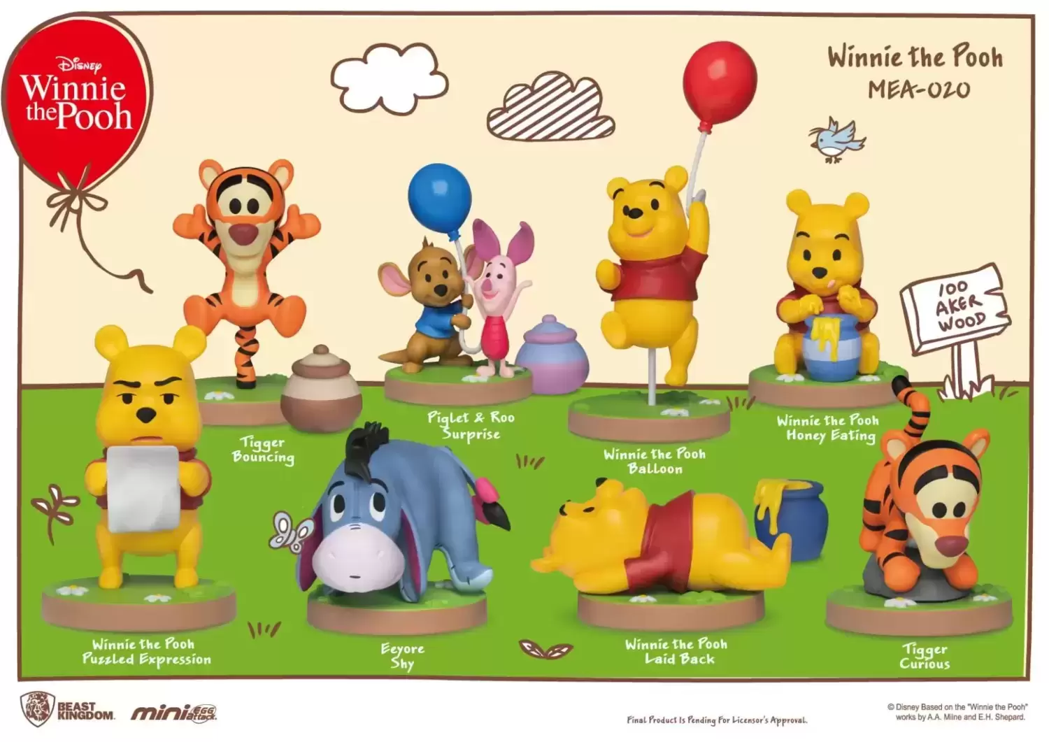 Mini Egg Attack - Winnie the Pooh Series (Set)