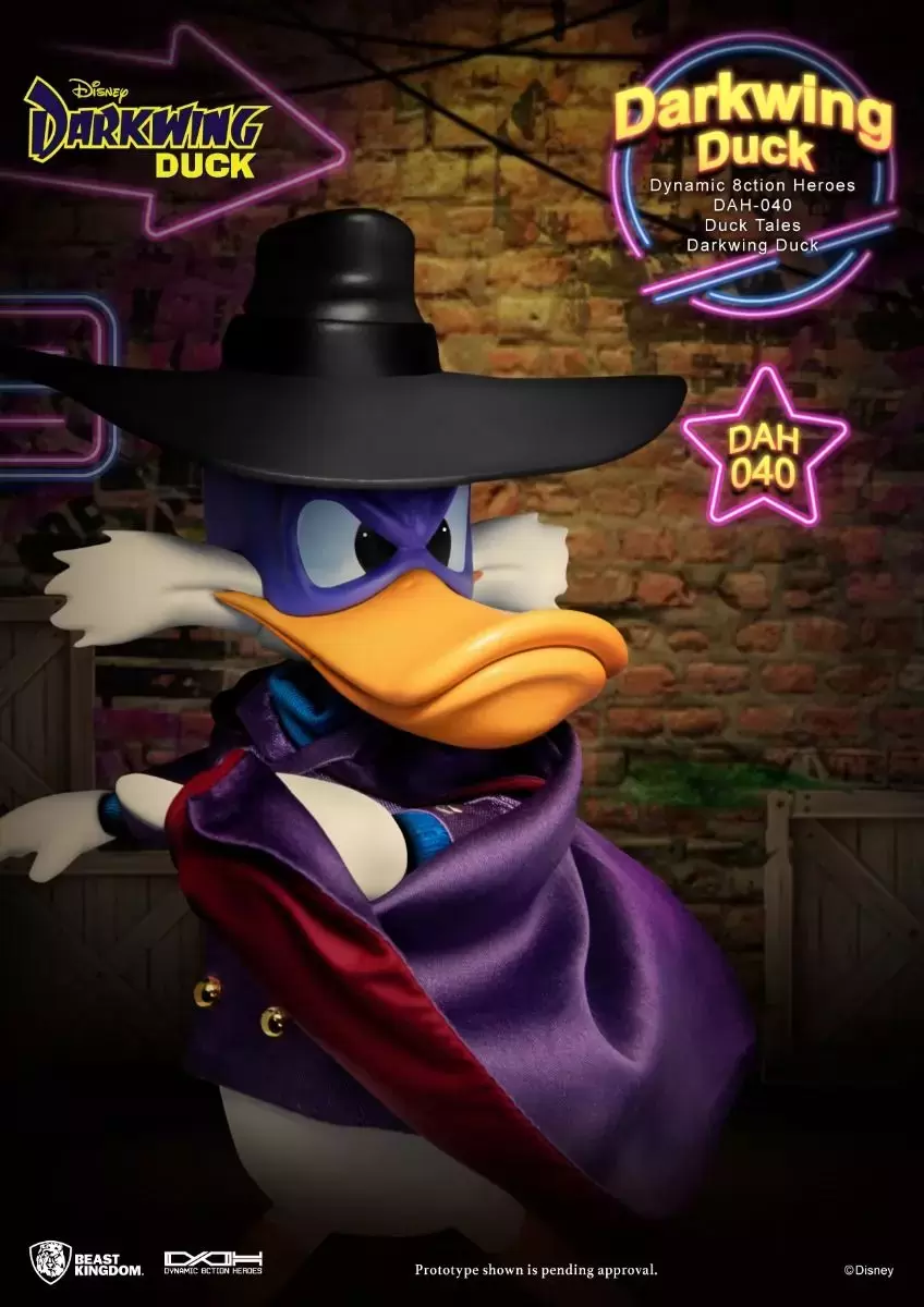 Dynamic 8ction Heroes (DAH) - Duck Tales Darkwing Duck