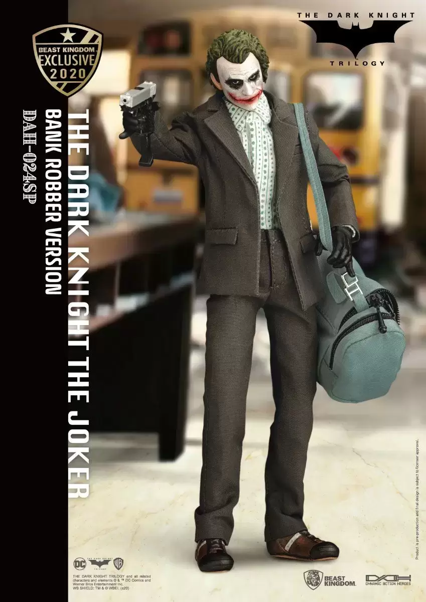 Dynamic 8ction Heroes (DAH) - The Dark knight - The Joker Bank Robber Version