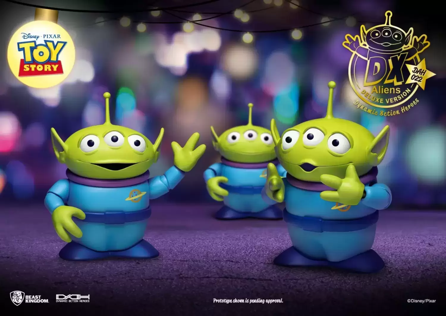 Dynamic 8ction Heroes (DAH) - Toy Story Aliens Triple pack