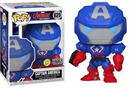 POP! MARVEL - Marvel MechStrike - Captain America GITD