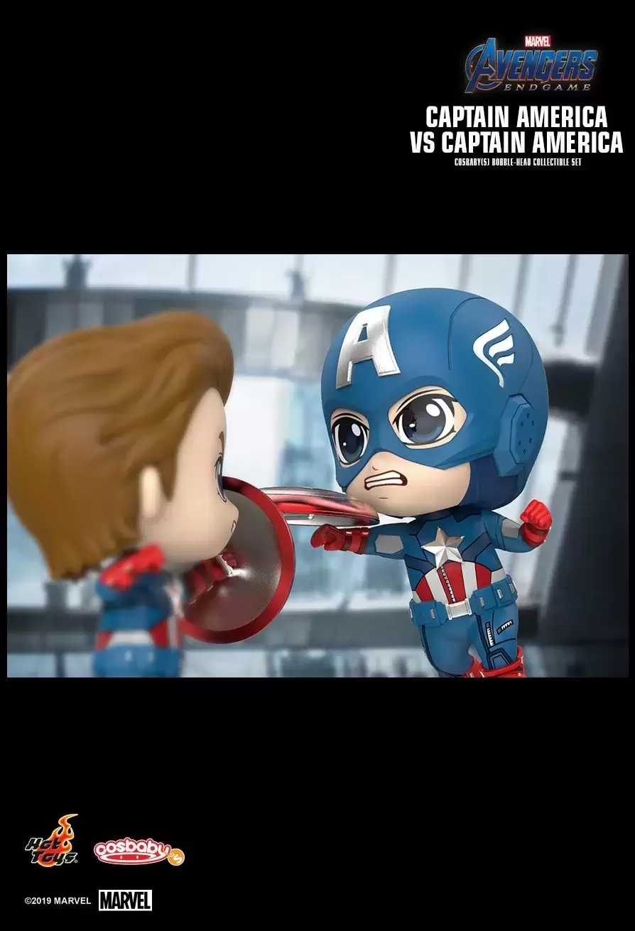 Cosbaby Figures - Avengers: Endgame - Captain America VS Captain America