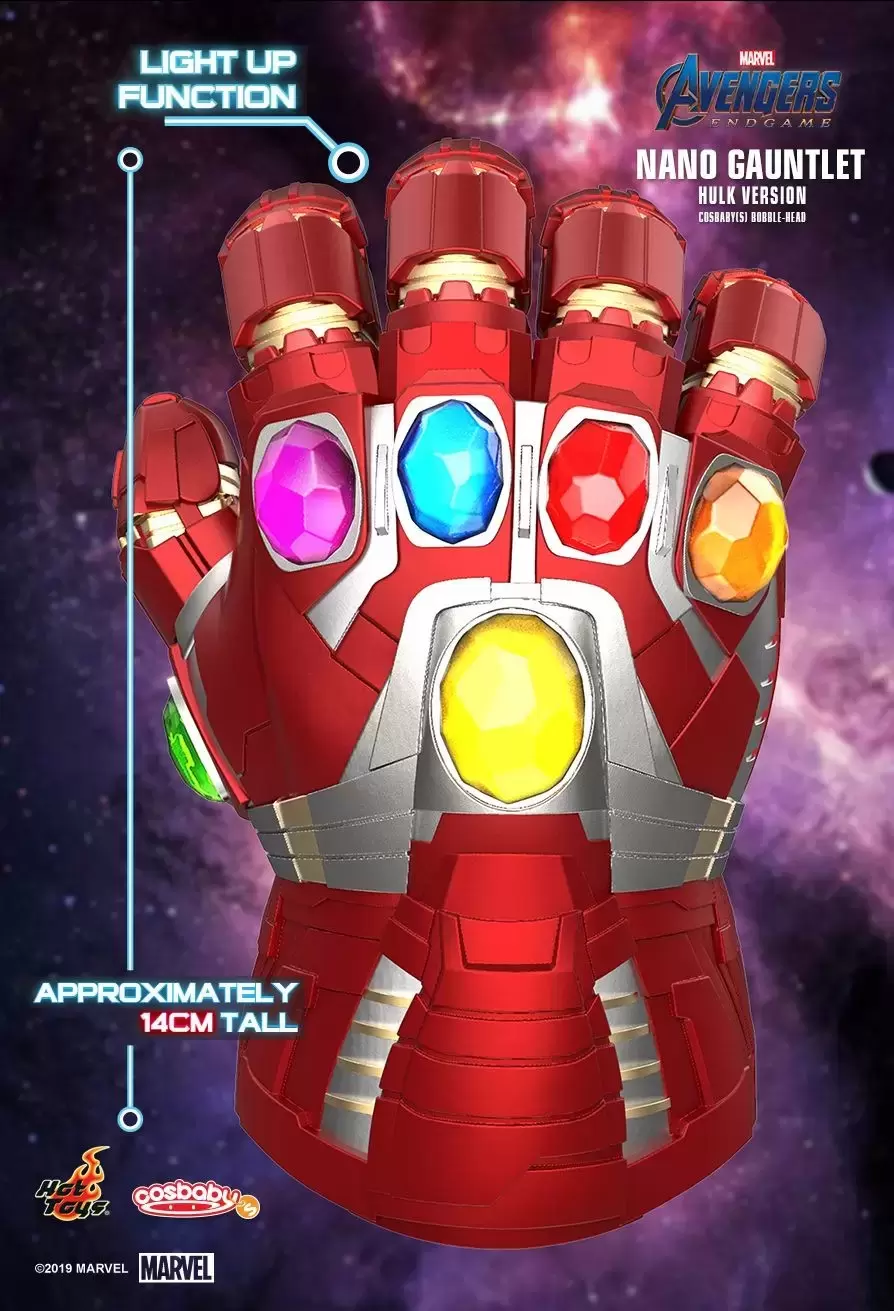 Cosbaby Figures - Avengers: Endgame - Nano Gauntlet (Hulk Version)