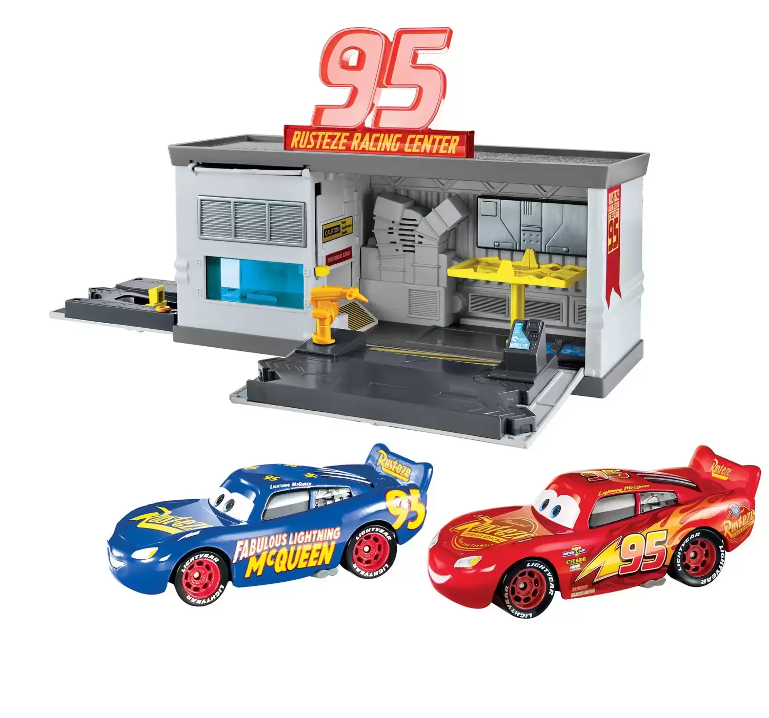 Disney and Pixar Cars Rusteze Double Circuit Speedway Playset with  Lightning McQueen Toy Car 