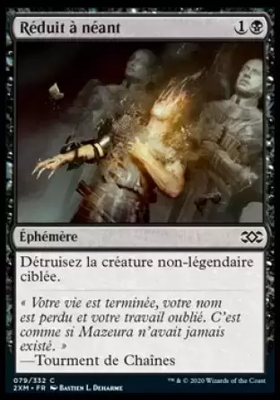 Double Masters - Réduit à néant