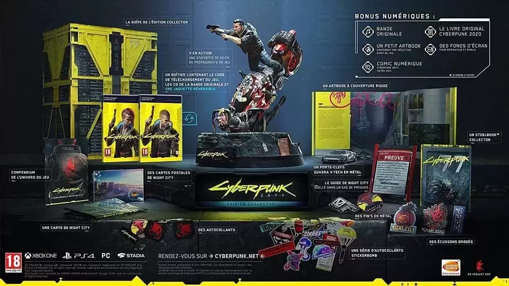 Jeux PC - Cyberpunk 2077 Edition Collector