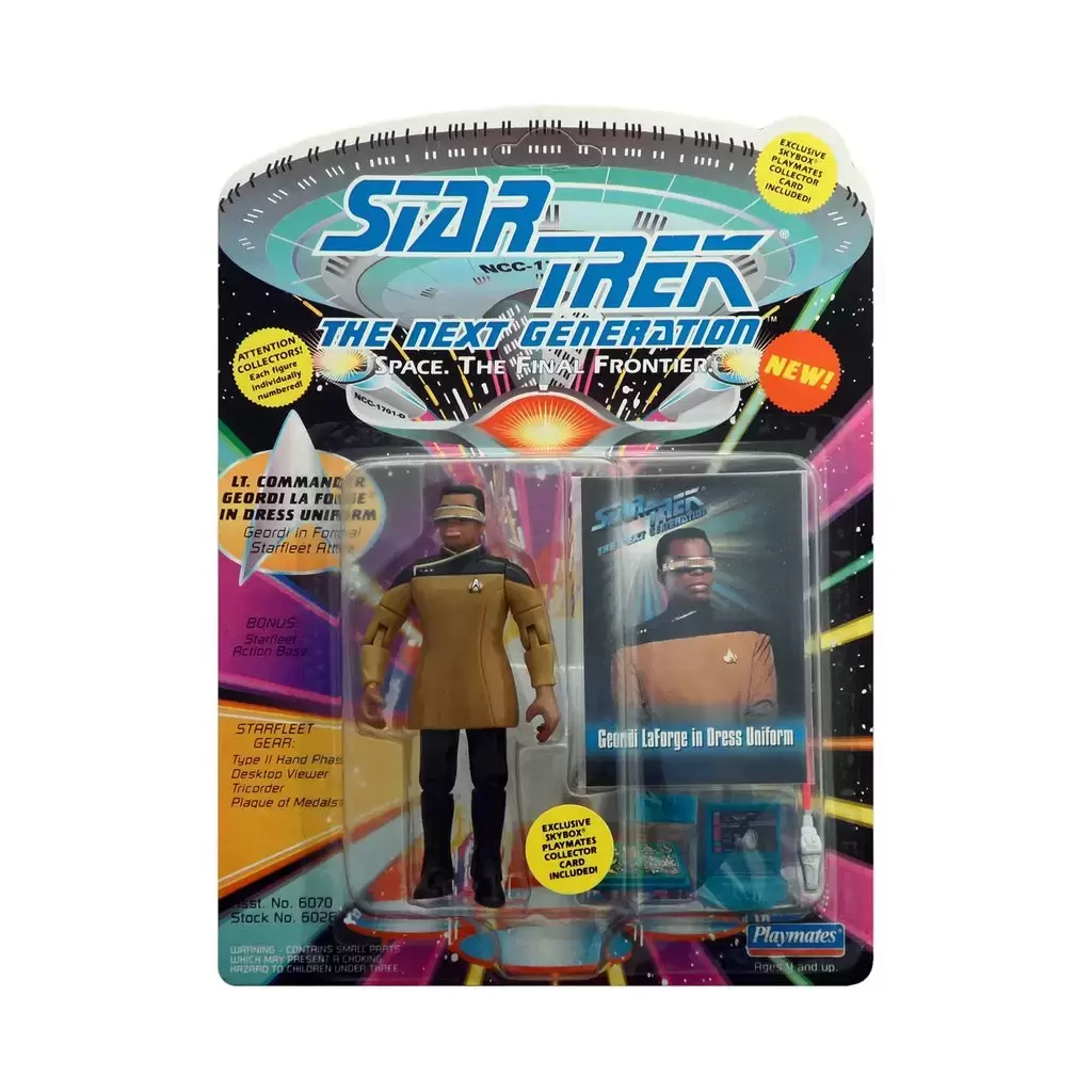 Star Trek The Next Generation - Lieutenant Commander Geordi Laforge in Dress Uniform