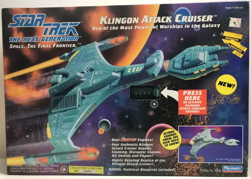 Star Trek The Next Generation - Klingon Attack Cruiser