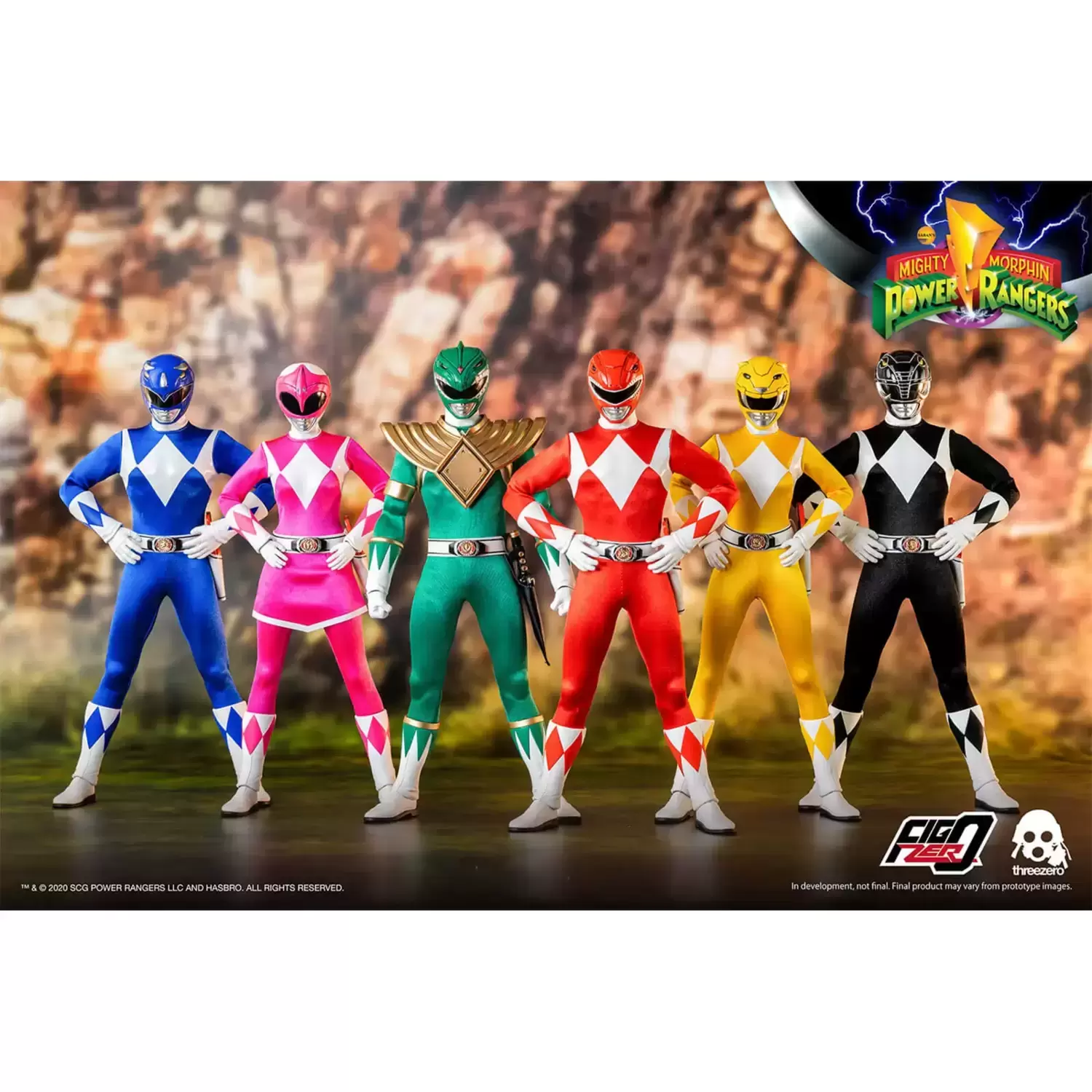 ThreeZero - Power Rangers Six-Pack