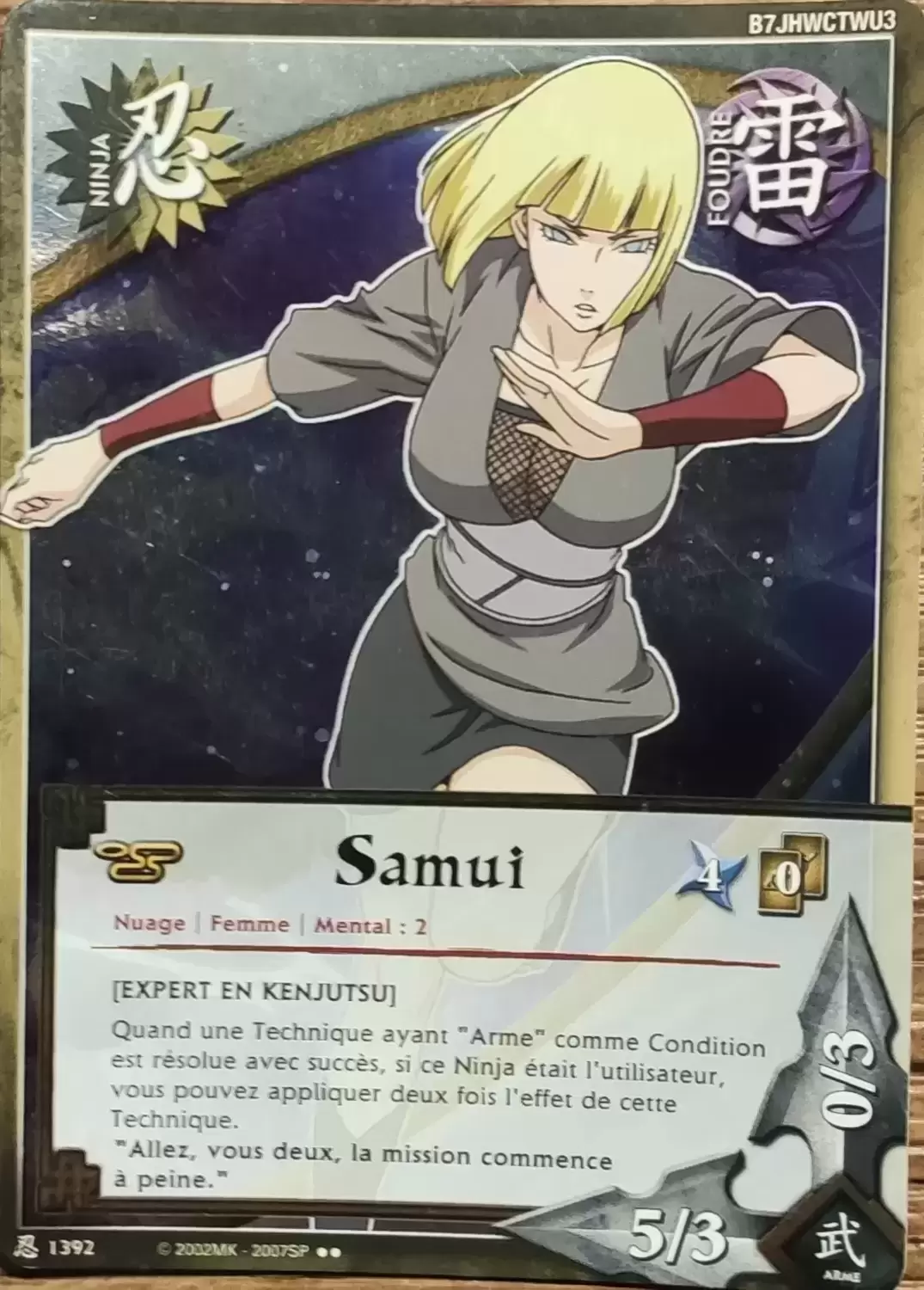 Cartes Naruto Série 24 Sage\'s Legacy - Samui