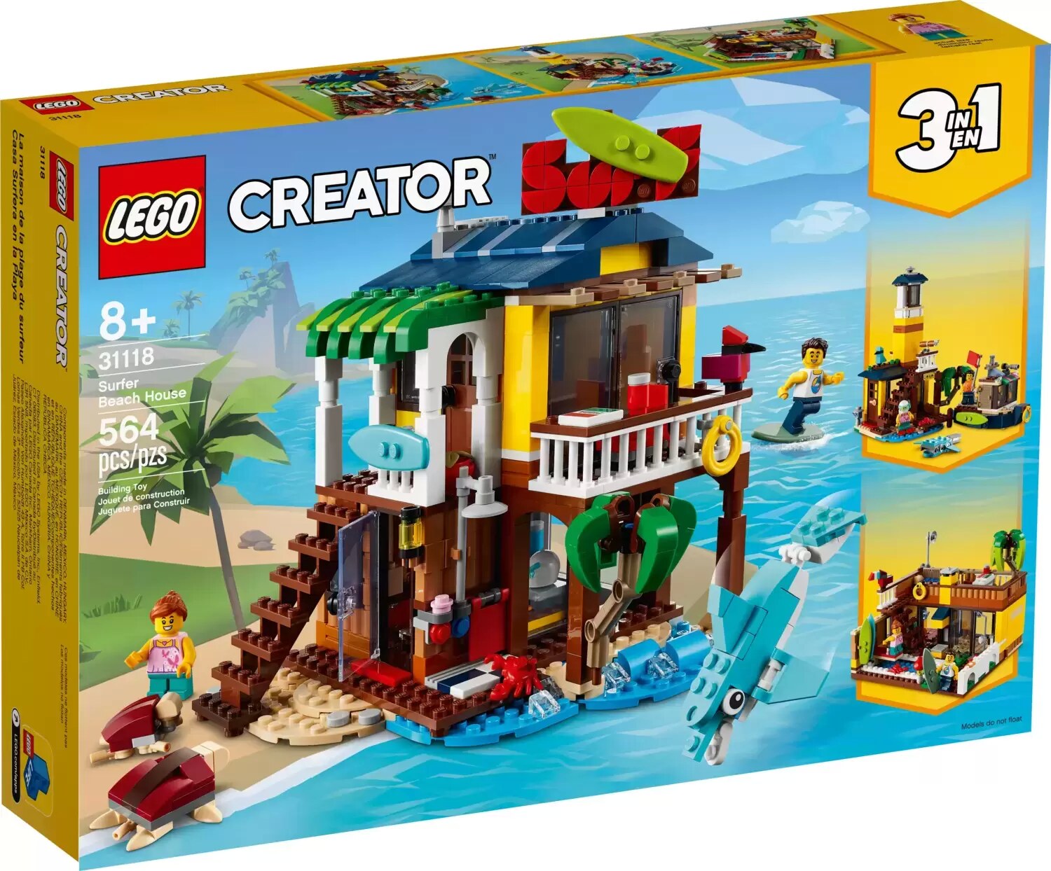 LEGO Creator - Surfer Beach House 3-en-1