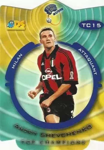 DS France Foot 1999-2000 Division 1 - Andriy Shevchenko - AC Milan - Top Champions