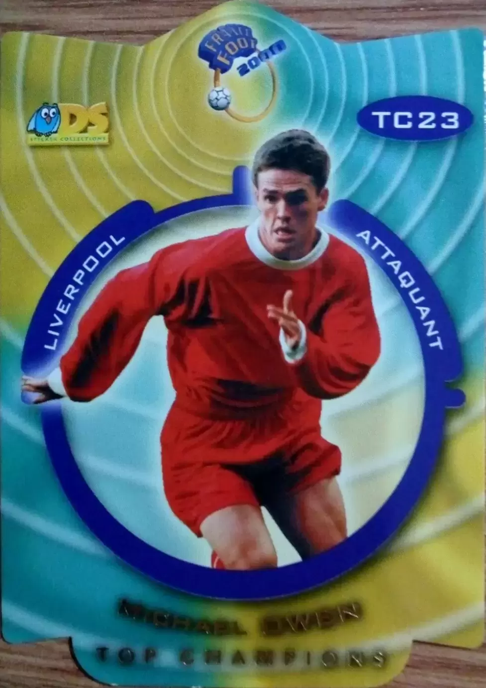 DS France Foot 1999-2000 Division 1 - Michael Owen - Liverpool