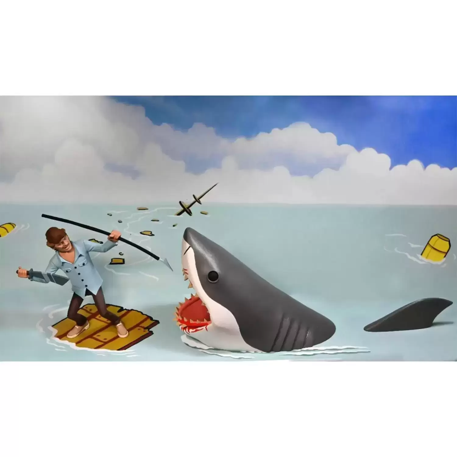 NECA - Jaws - Toony Terrors Jaws & Quint