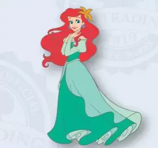 Disney Pins Open Edition - DLP - Lanyard Princesses - Ariel