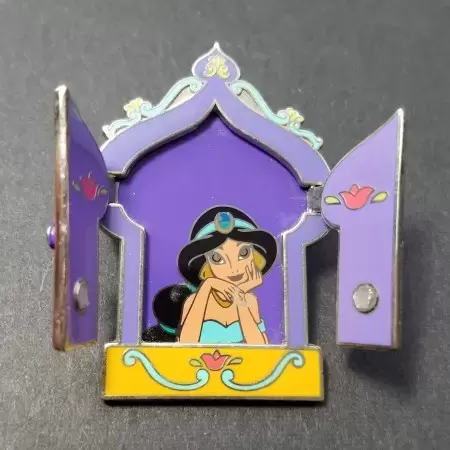 Disney Pins Open Edition - Princess Hinged Windows (Jasmine)