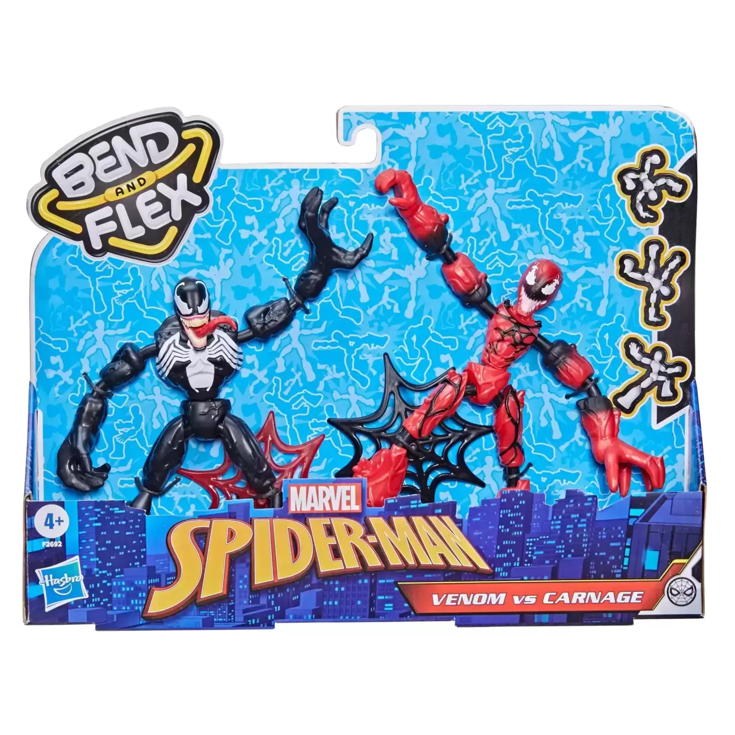 Marvel Bend and Flex Action Figures - Venom vs. Carnage