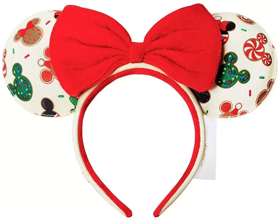 Loungefly - SERRE TETE MICKEY ET MINNIE MOUSE XMAS COOKIES