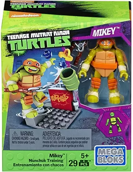 Teenage Mutant Ninja Turtles Mega Bloks - Mikey Nunchuk Training