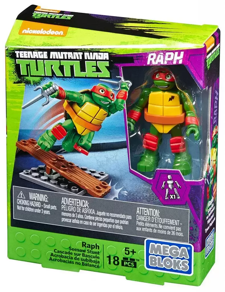 Teenage Mutant Ninja Turtles Mega Bloks - Raph SeesawStunt