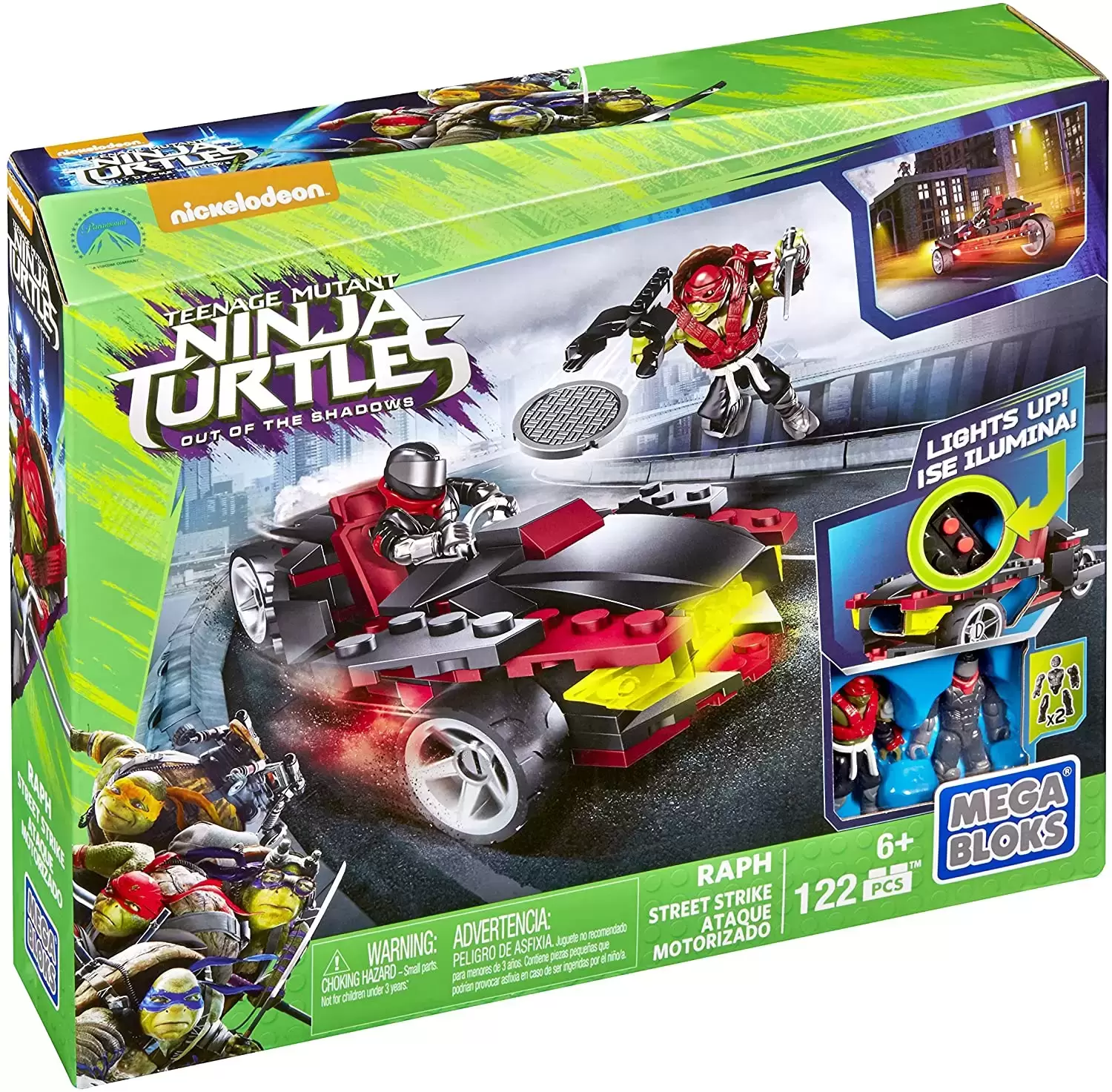 Teenage Mutant Ninja Turtles Mega Bloks - Raph Street Strike