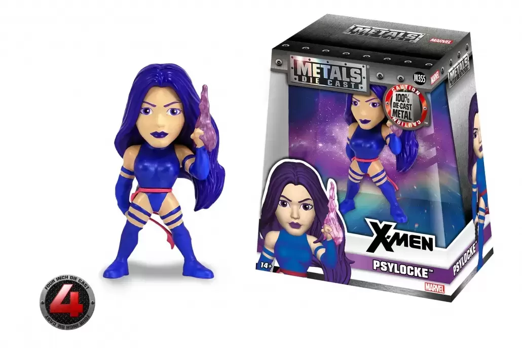 Psylocke Jada 4" METALFIGS X-Men M355 