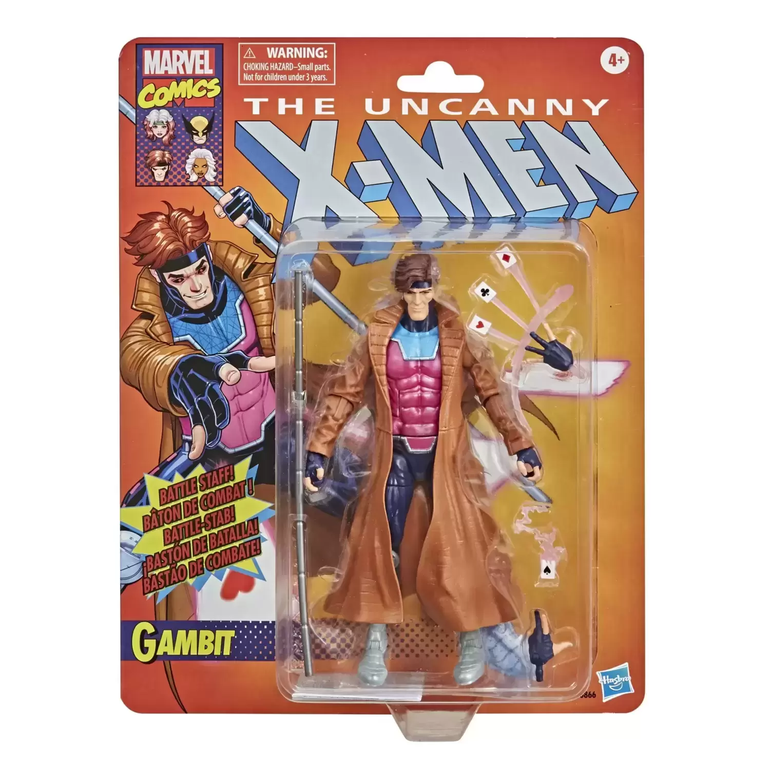 Marvel Legends 6 inch Retro Collection - The Uncanny X-Men - Gambit