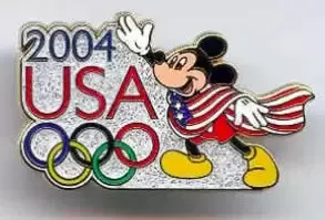 Disney - Pins Open Edition - Decathlon Series Pin Pursuit - USA Olympic Mickey Mouse