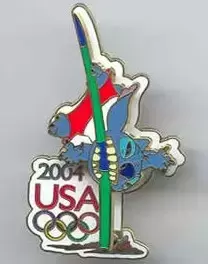 Disney - Pins Open Edition - Decathlon Series Pin Pursuit - USA Olympic Stitch Javelin