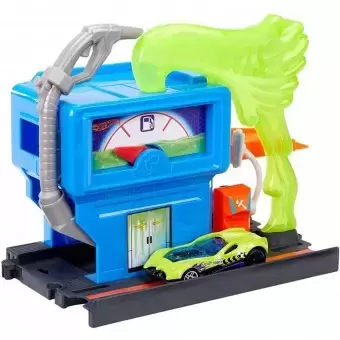 Hot Wheels - Playsets - Downtown Toxic Fluel Stop