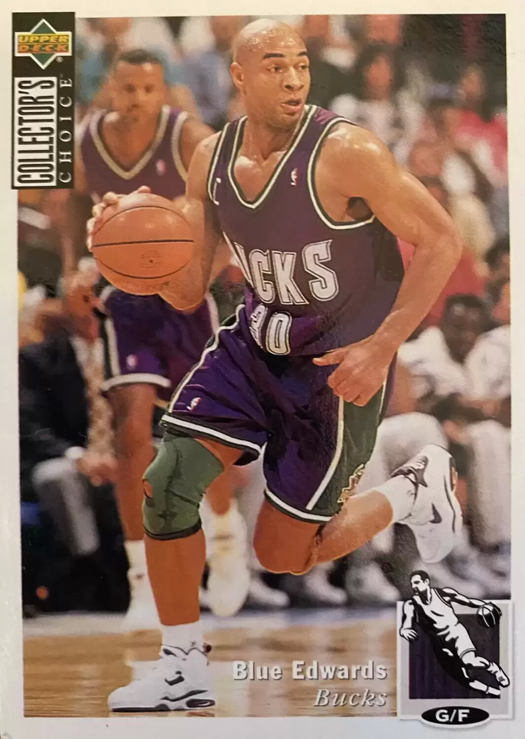 Upper D.E.C.K - NBA Basketball Collector\'s Choice 1994-1995 - Blue Edwards