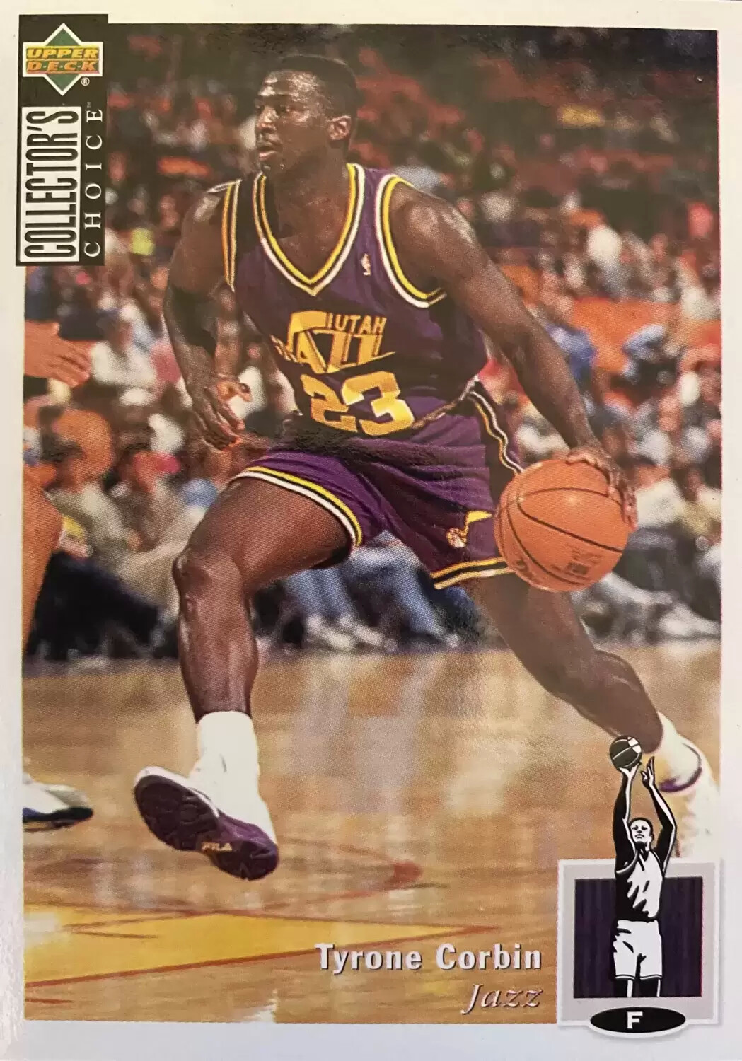Upper D.E.C.K - NBA Basketball Collector\'s Choice 1994-1995 - Tyrone Corbin