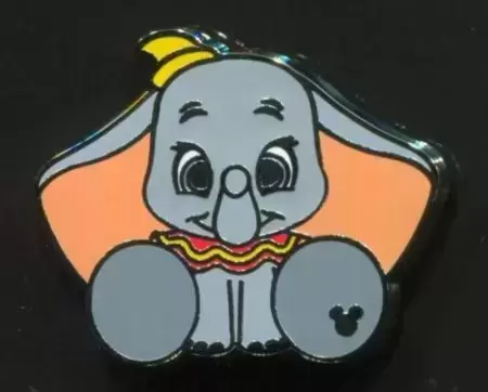 Disney Pins Open Edition - 2018 Hidden Mickey Series - Big Feet - Dumbo