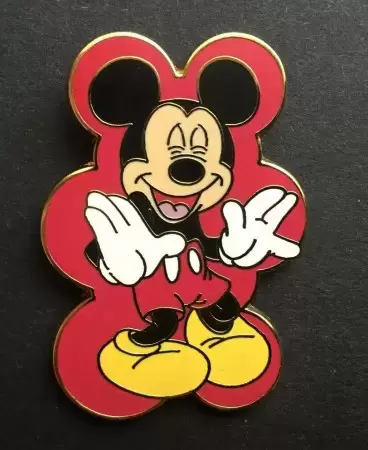 Disney Pins Open Edition - Mickey Mouse Expressions Booster Collection - Laughing