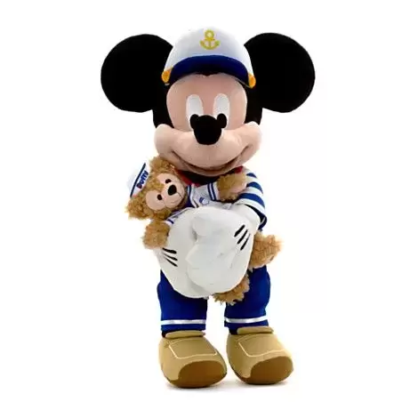 Peluches Disney Store - Mickey And Friends - Sailor Mickey With Duffy Plush
