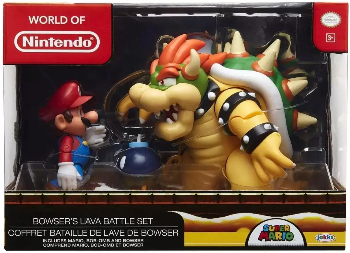 World of Nintendo - Bowser\'s Lava Battle Set