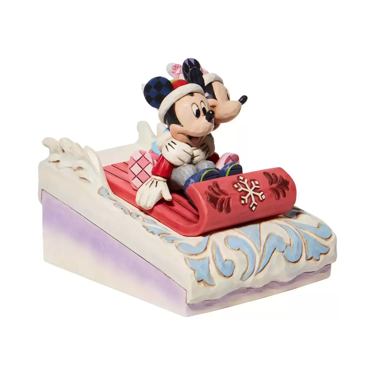 Disney Traditions by Jim Shore - Mickey & Minnie Sledding