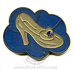 Disney Pins Open Edition - Disney Princess Mystery Tin Set - Glass Slipper Icon