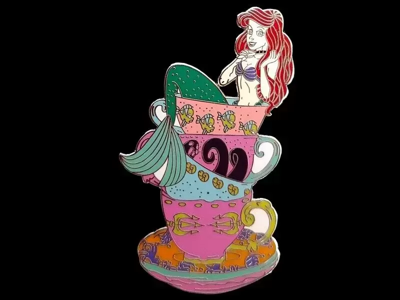 Disney - Pins Open Edition - (Unauthorized) - Ariel on Mad Hatter Tea Cups