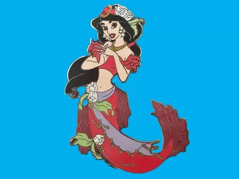 Disney Pins Open Edition - ( Unauthorized) - Red Jasmine as Mermaid