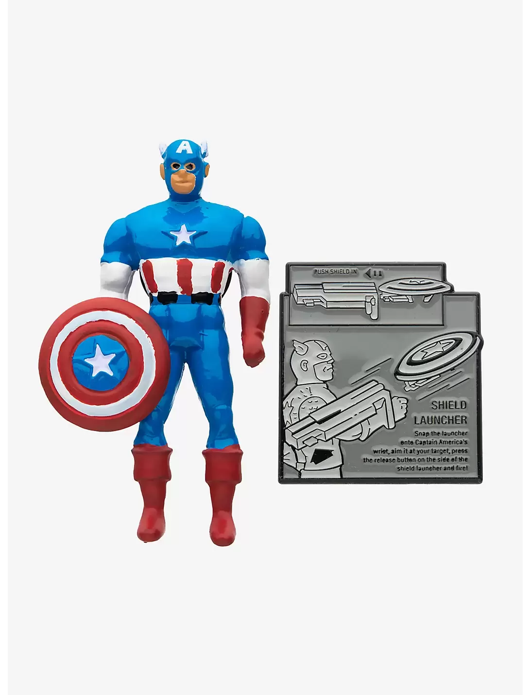 Captain America Retro Action Figure Pin Set - Loungefly and