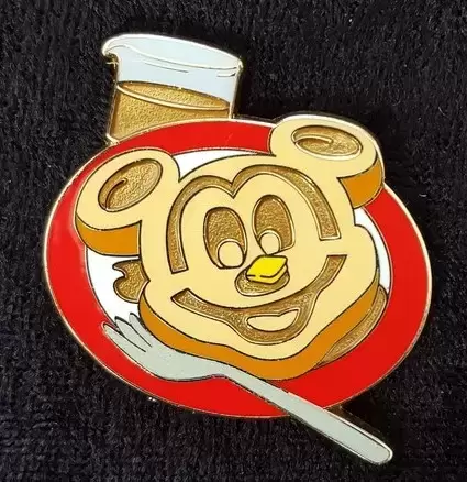 GenEARation D - Eat Ticket Pin Set - GenEARation D - Eat Ticket Pin Set - Mickey Pancake