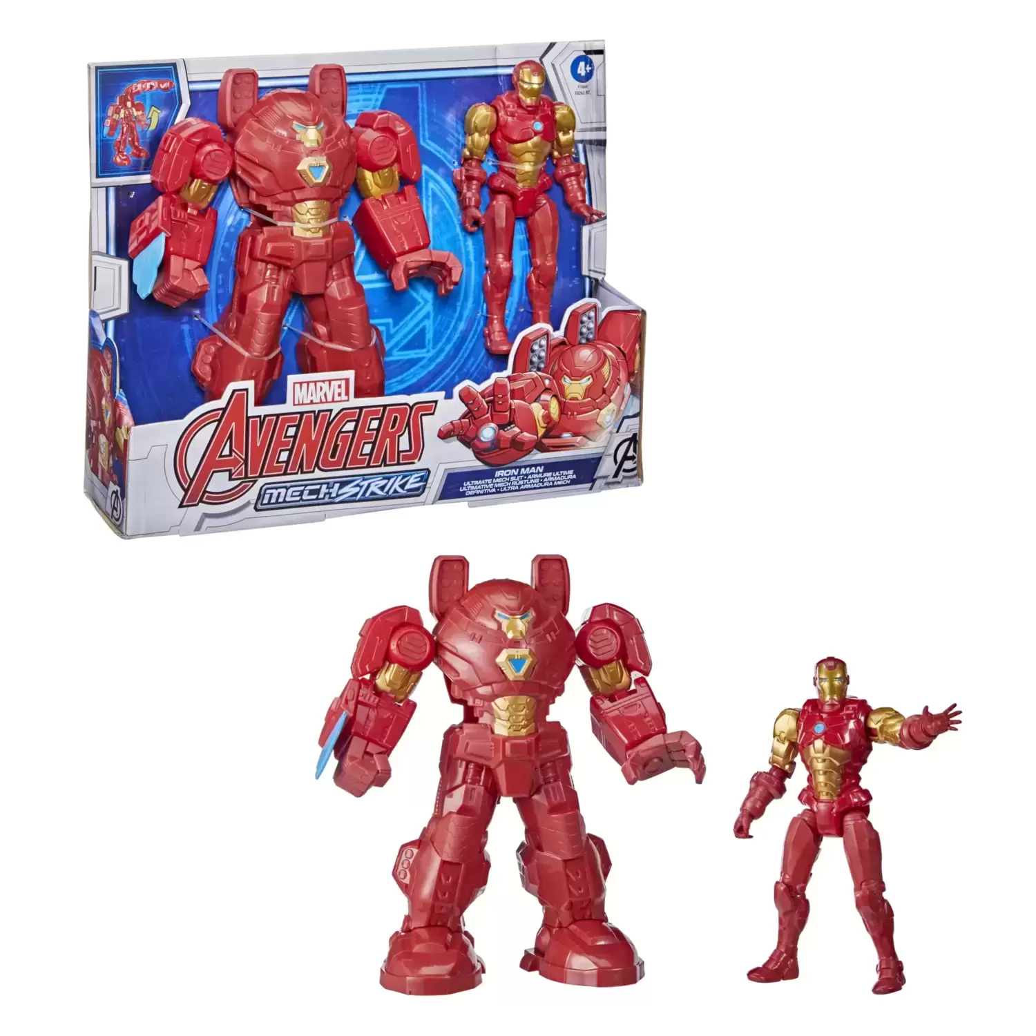 Avengers Mech Strike Action Figures - Ultimate Mech Suit Iron Man