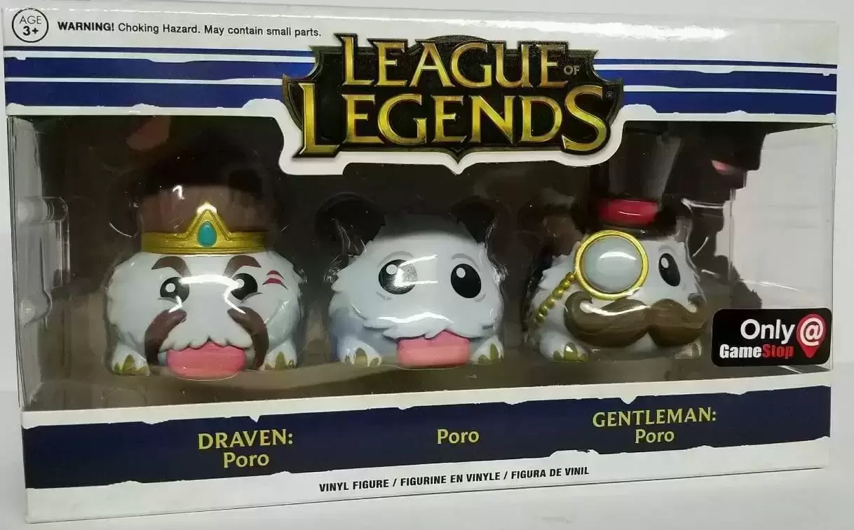 POP! Games - League of Legends - Draven Poro, Poro & Gentleman Poro