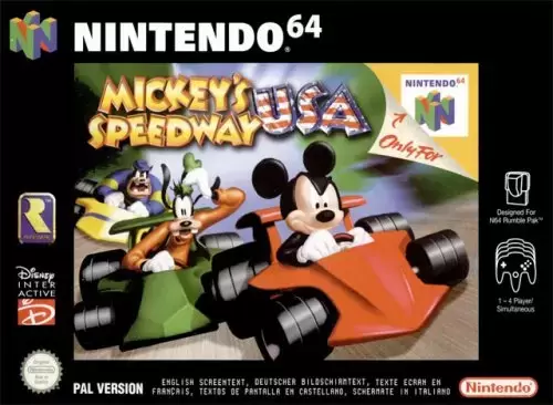 Nintendo 64 Games - Mickey\'s Speedway