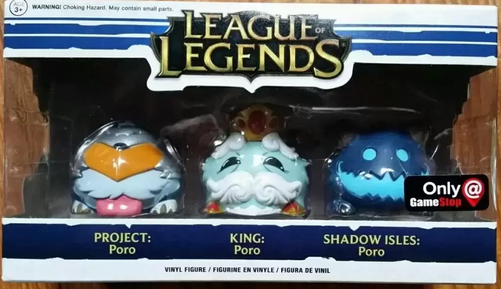 POP! Games - League of Legends - Project Poro, King Poro & Shadow Isles Poro